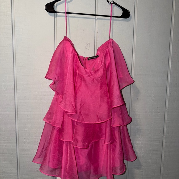 Abercrombie & Fitch Vibrant Pink Dress - Picture 2 of 5